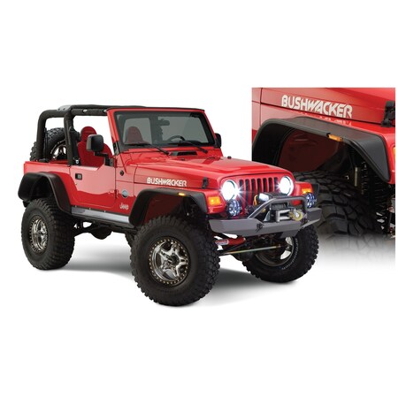 Bushwacker 97-06 WRANGLER(incl ULTD) FLAT FENDER 10920-07